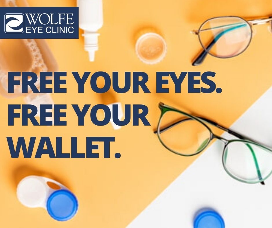 Save money with LASIK to free your eyes and wallet from the expenses of contacts and eyeglasses.