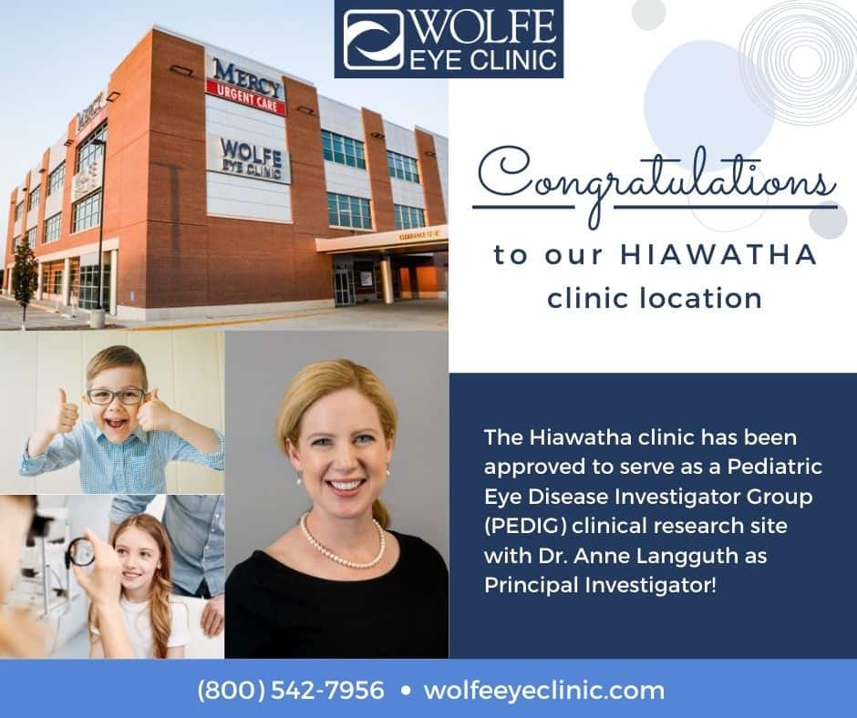 Wolfe Eye Clinic Cedar Rapids | Pediatric Eye Disease